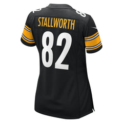 John Stallworth Pittsburgh Steelers Women's Retired Player Jersey - Black