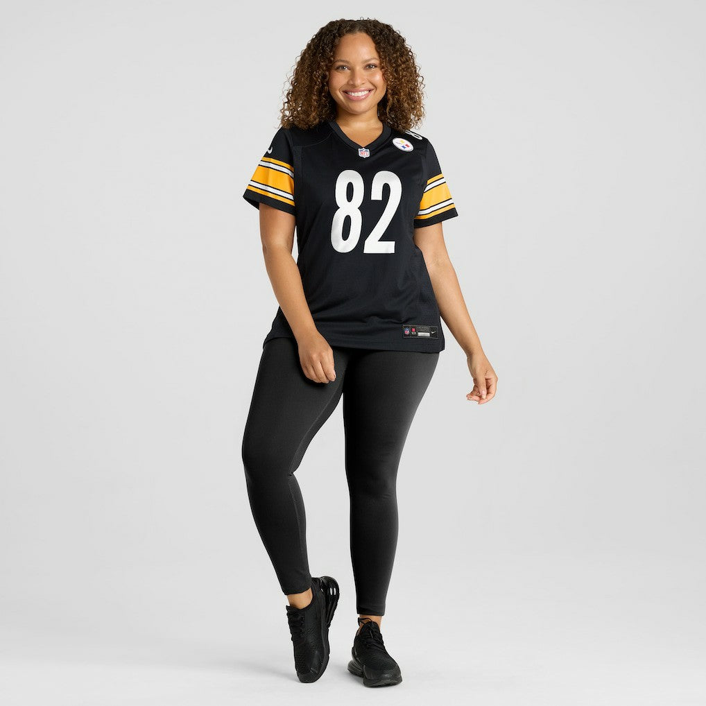 John Stallworth Pittsburgh Steelers Women's Retired Player Jersey - Black