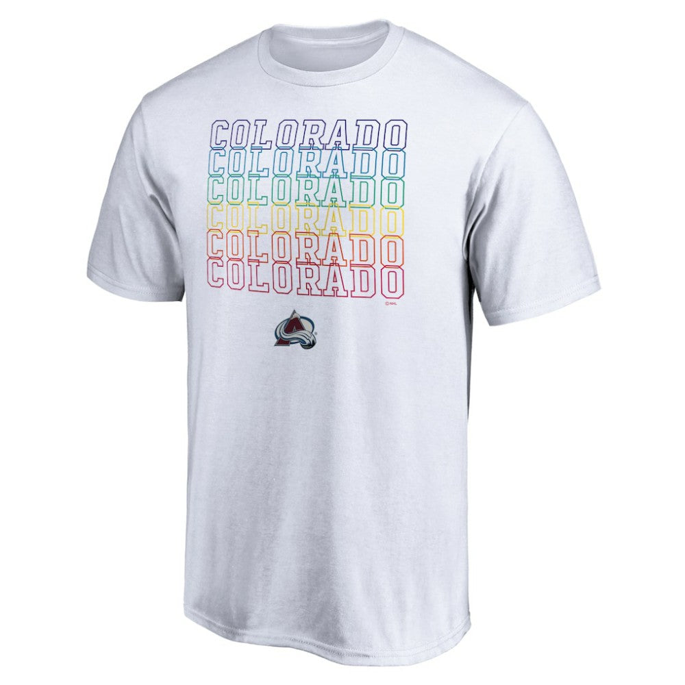 Colorado Avalanche City Pride T-Shirt White