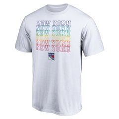 New York Rangers City Pride T-Shirt White