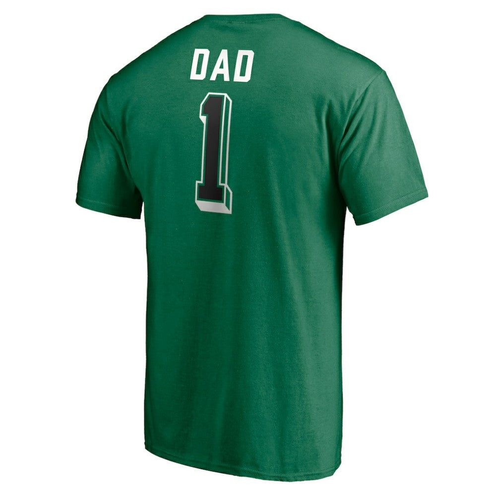 Dallas Stars Number One Dad Logo T-Shirt Green