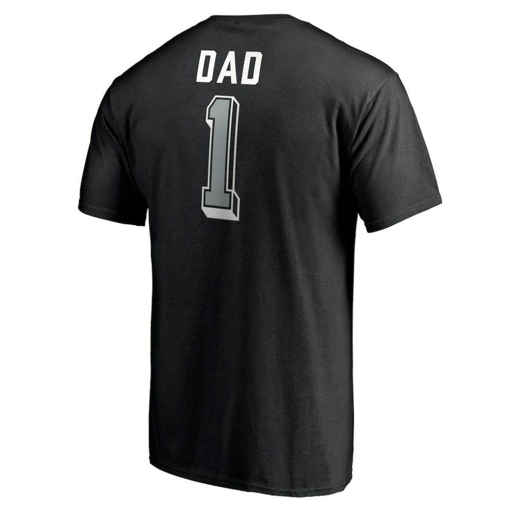 Los Angeles Kings Number One Dad Logo T-Shirt Black