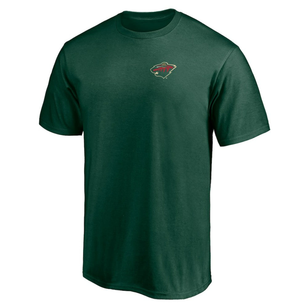 Minnesota Wild Number One Dad Logo T-Shirt Green