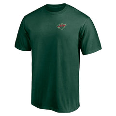 Minnesota Wild Number One Dad Logo T-Shirt Green