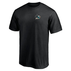 San Jose Sharks Number One Dad Logo T-Shirt Black