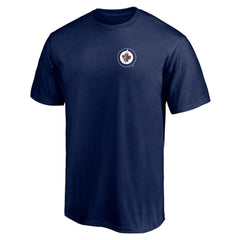 Winnipeg Jets Number One Dad Logo T-Shirt Navy