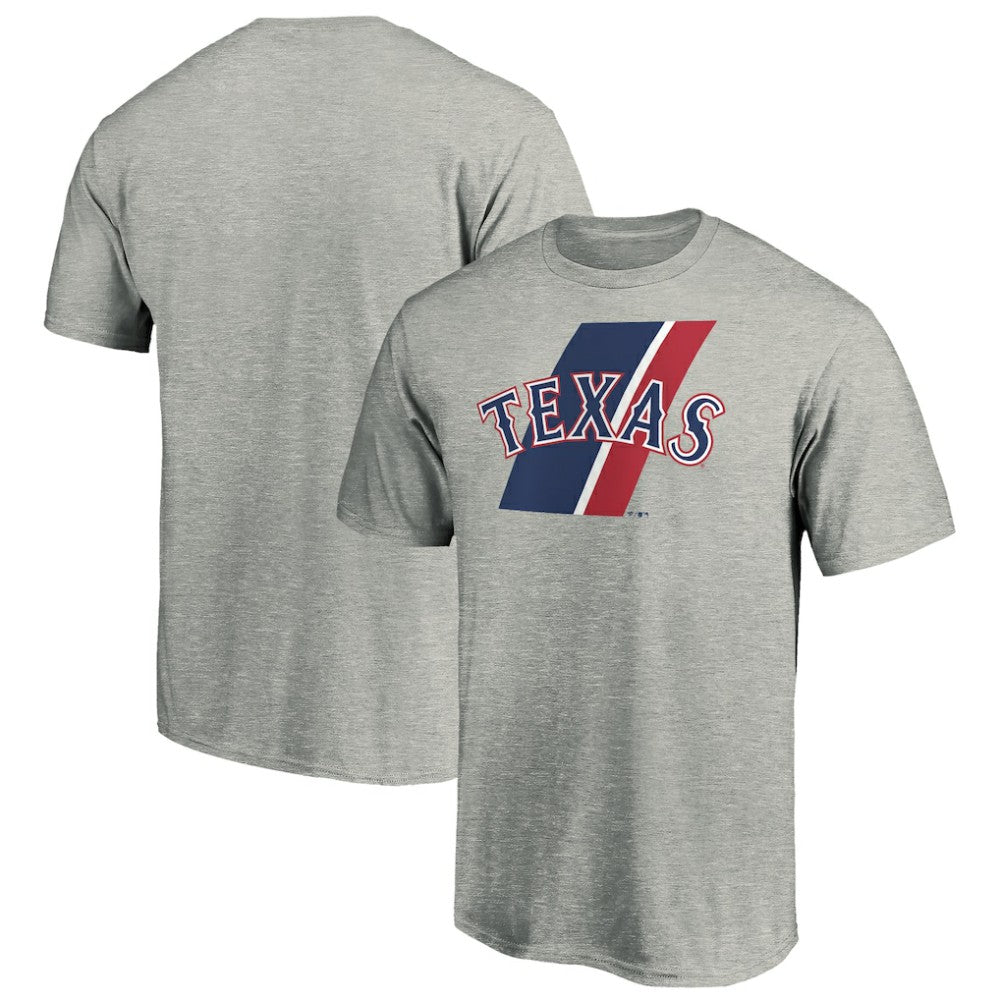 Texas Rangers Team Prep T-Shirt Heathered Gray