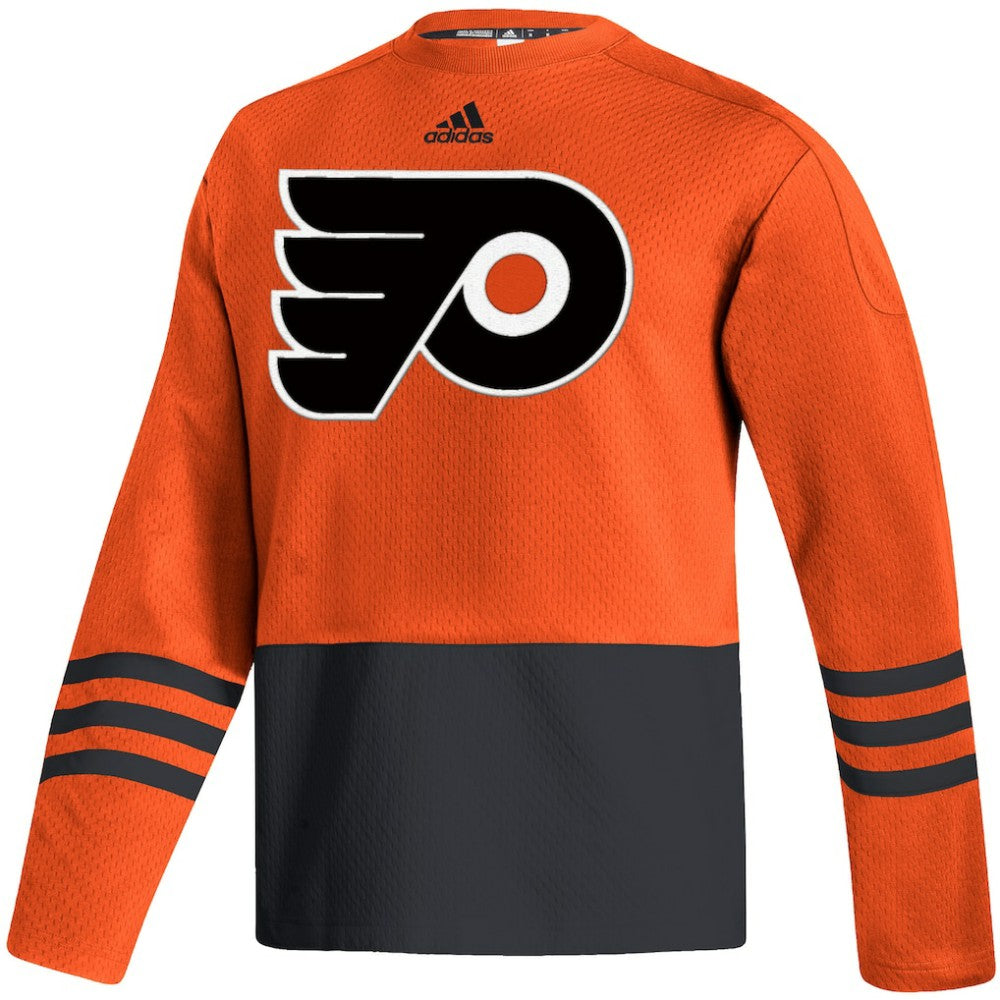 Philadelphia Flyers adidas Logo AEROREADY Pullover Sweater Orange