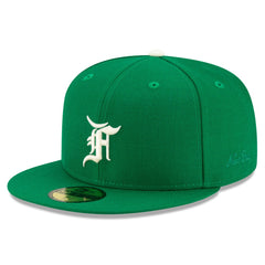MLB Fear of God Essentials 59FIFTY Fitted Hat Kelly Green | New Era