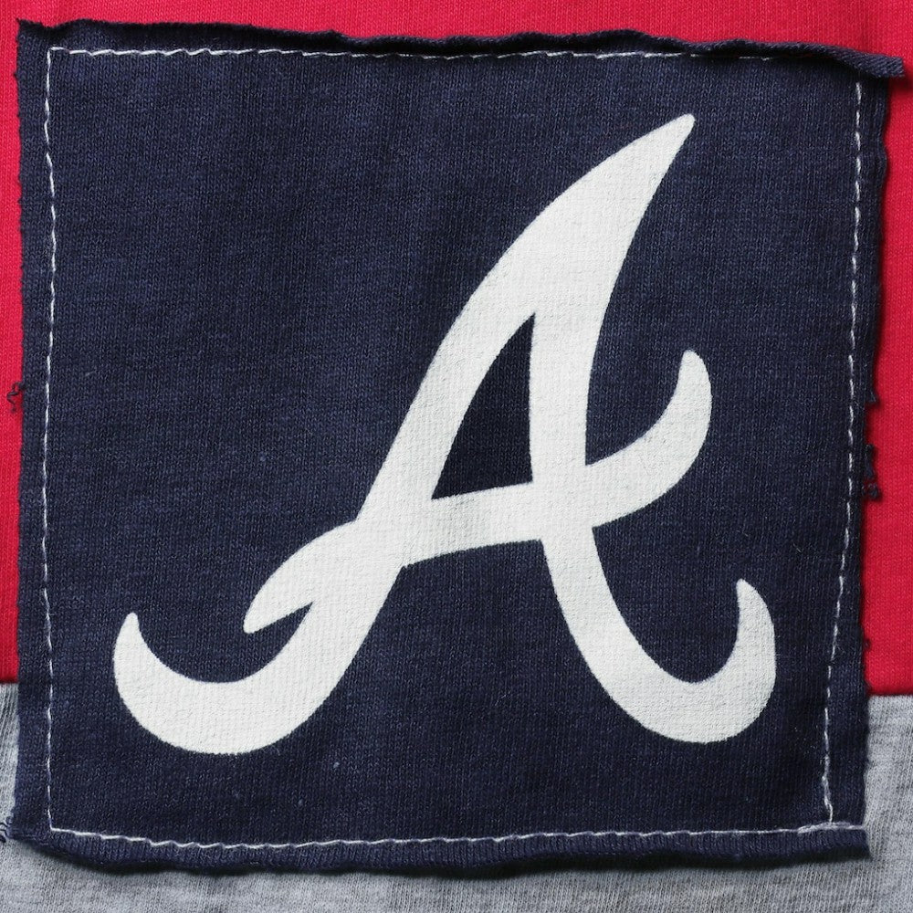 Atlanta Braves Refried Apparel Women's Sustainable Fitted T-Shirt Navy