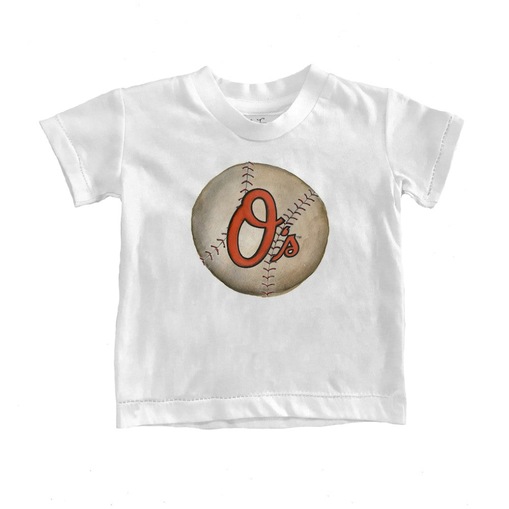 Baltimore Orioles Tiny Turnip Youth Stitched Baseball T-Shirt White
