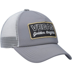 Vegas Golden Knights adidas Locker Room Foam Trucker Snapback Hat Gray/White