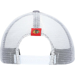 Chicago Blackhawks adidas Locker Room Foam Trucker Snapback Hat Gray/White
