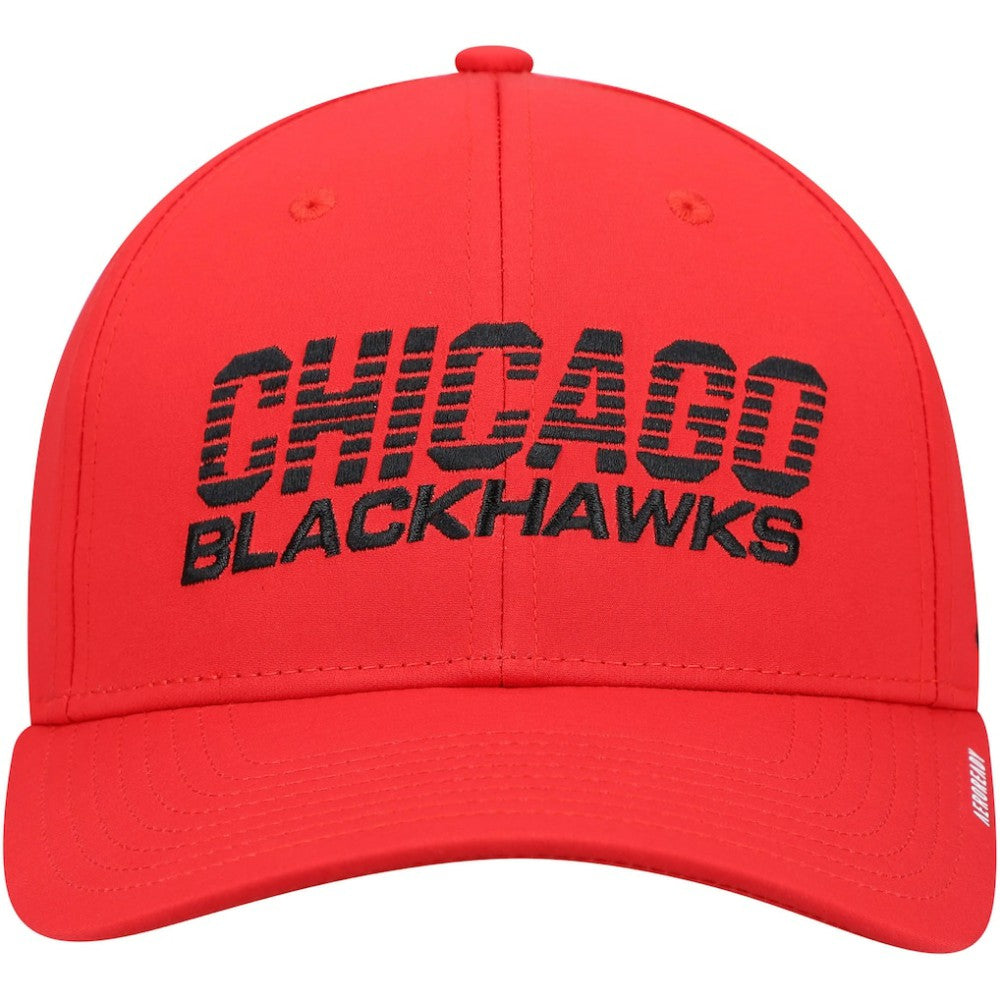 Chicago Blackhawks adidas 2021 Locker Room AEROREADY Flex Hat Red