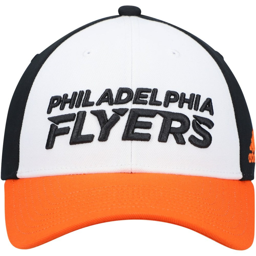 Philadelphia Flyers adidas Locker Room Adjustable Hat White