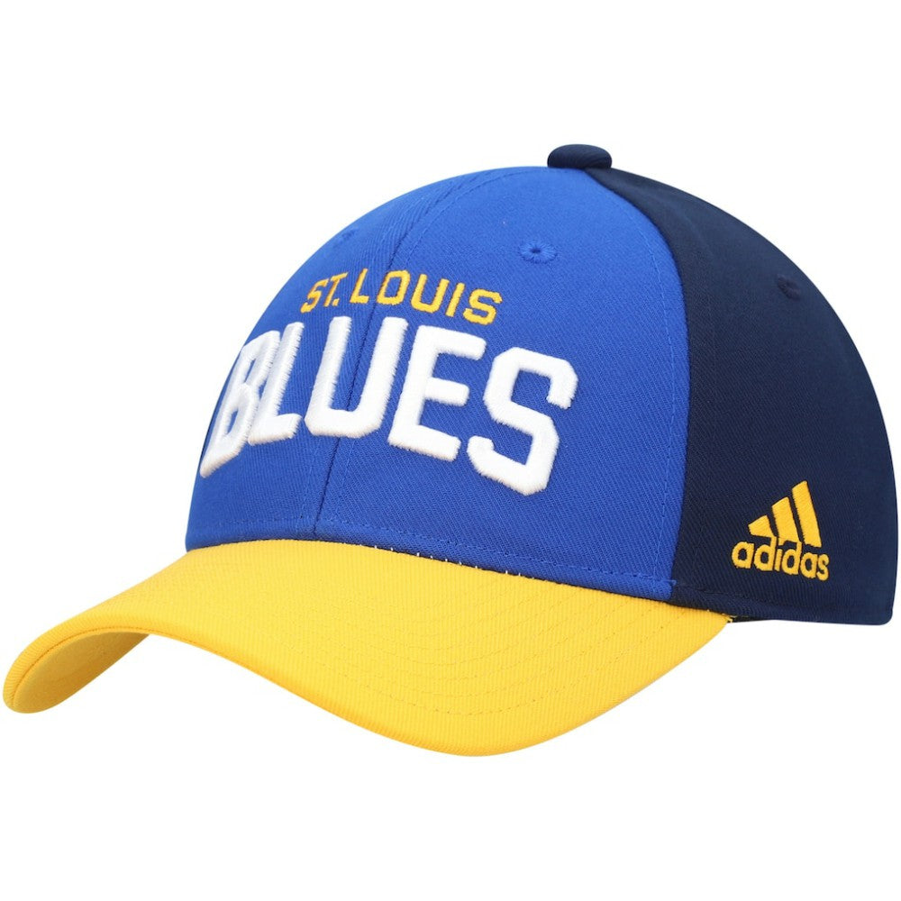 St. Louis Blues adidas Locker Room Adjustable Hat Blue