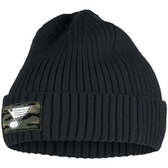 St. Louis Blues adidas Military Appreciation Cuffed Knit Hat Black