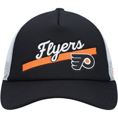 Philadelphia Flyers adidas Women's Foam Trucker Snapback Hat Black/White