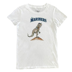Seattle Mariners Tiny Turnip Women's TT Rex T-Shirt White