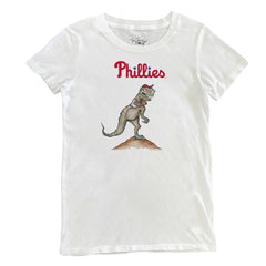 Philadelphia Phillies Tiny Turnip Women's TT Rex T-Shirt White