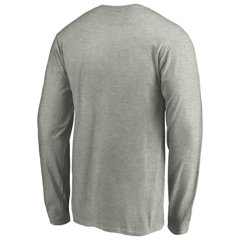 Boston Bruins Primary Logo Long Sleeve T-Shirt Heather Gray