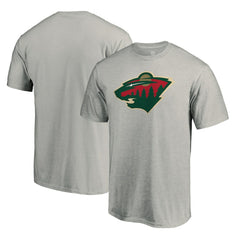 Minnesota Wild Primary Logo T-Shirt Heather Gray
