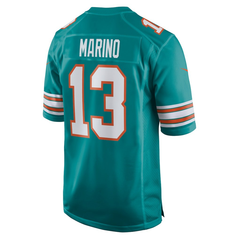 Dan Marino Miami Dolphins Retired Player Jersey - Aqua