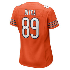 Mike Ditka Chicago Bears Women's Retired Player Jersey - Orange