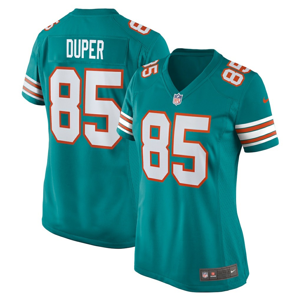 Mark Duper Miami Dolphins Women's Retired Player Jersey - Aqua