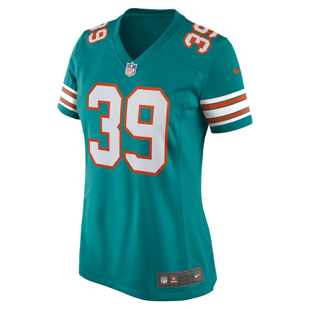 Larry Csonka Miami Dolphins Women's Retired Player Jersey - Aqua