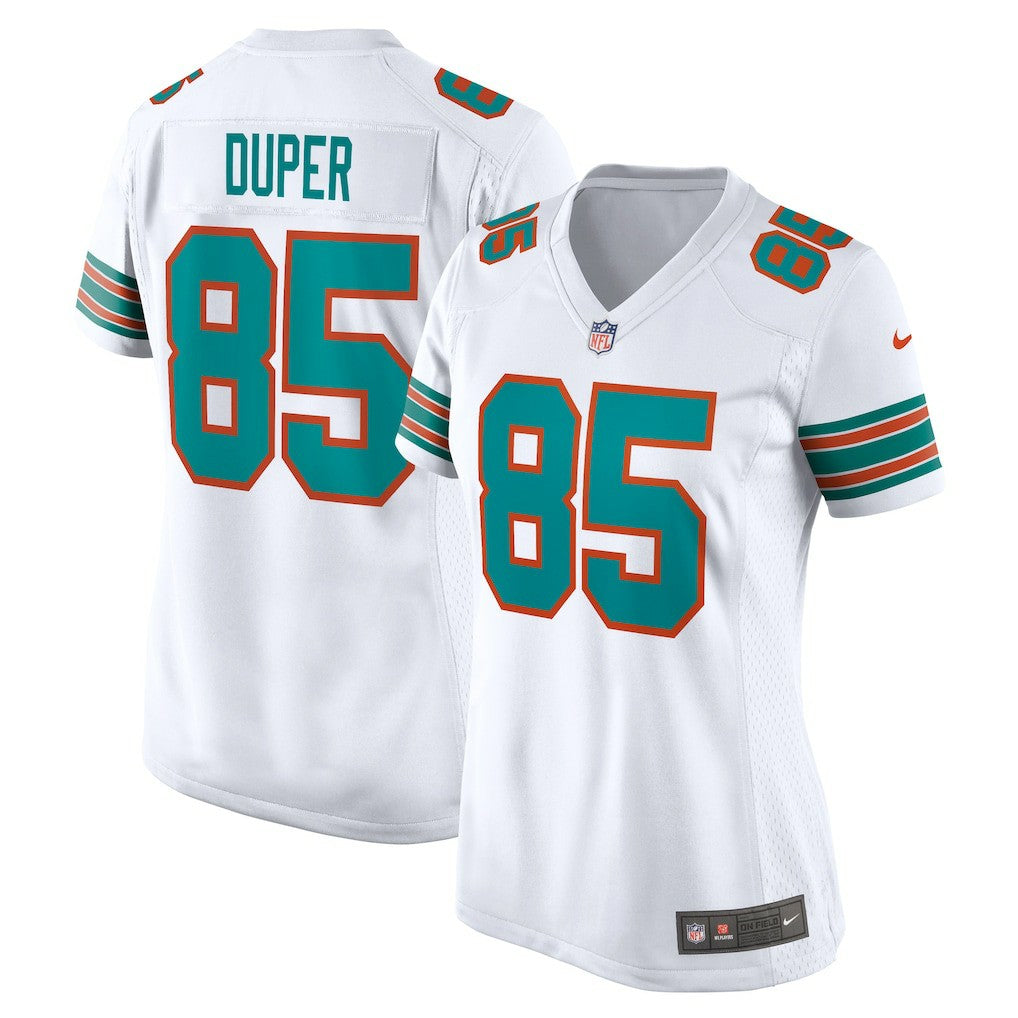 Mark Duper Miami Dolphins Women's Retired Player Jersey - White