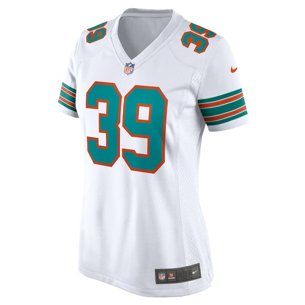 Larry Csonka Miami Dolphins Women's Retired Player Jersey - White