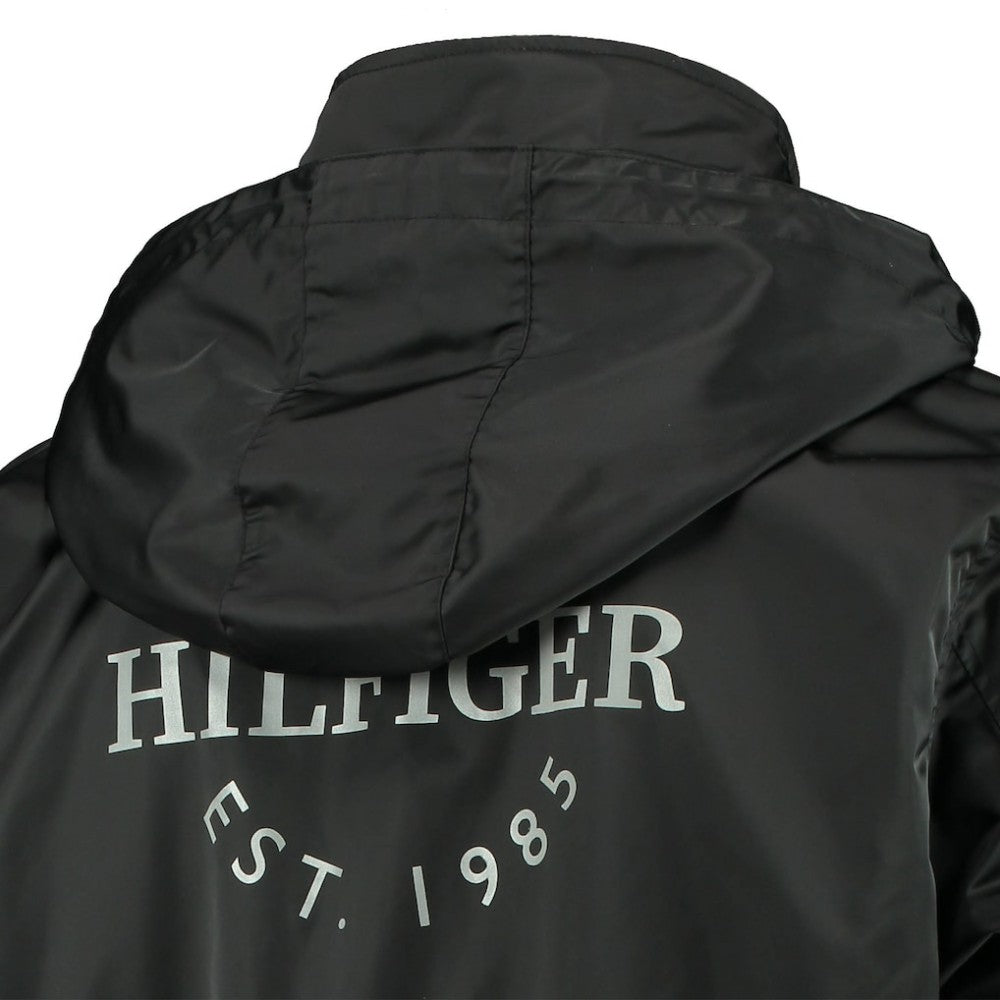 Philadelphia Flyers Tommy Hilfiger Anorak Quarter-Zip Hoodie Jacket Black/Gray