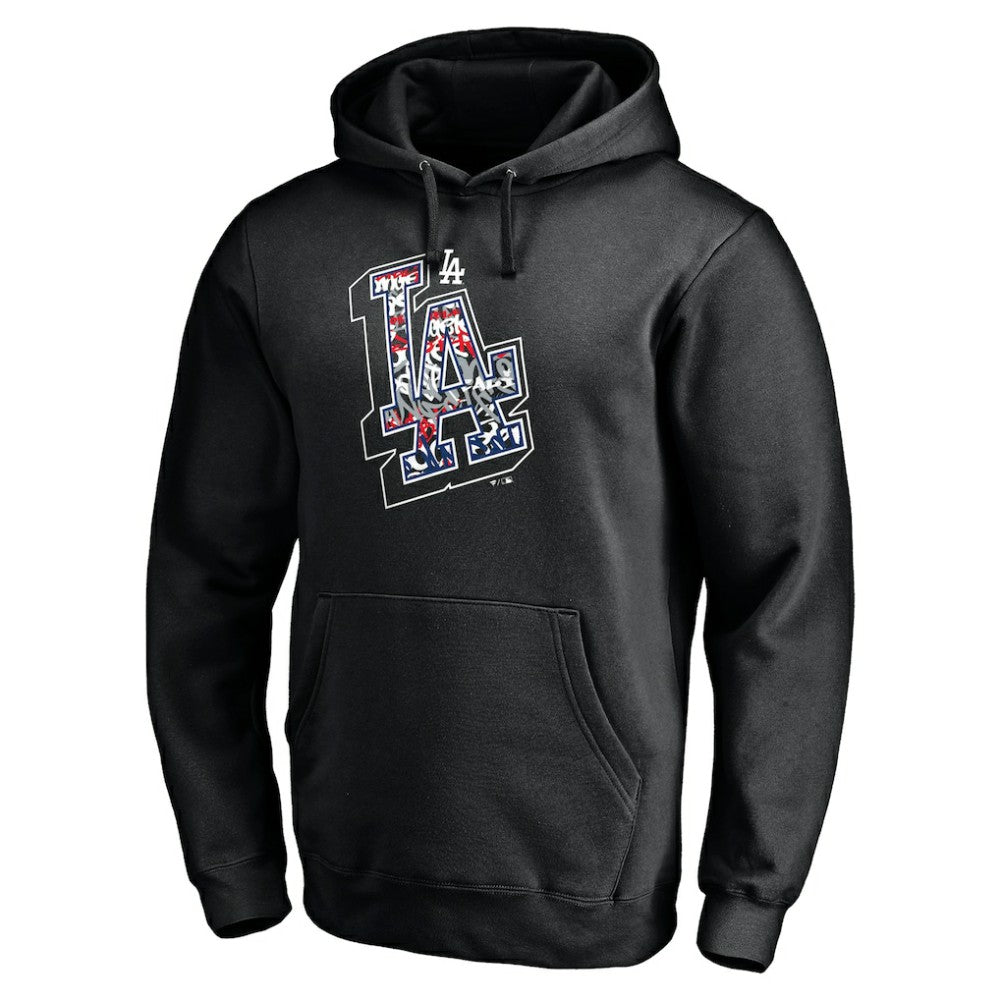 Los Angeles Dodgers Hometown Fitted Pullover Hoodie Black