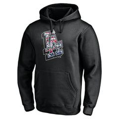 Los Angeles Dodgers Hometown Fitted Pullover Hoodie Black