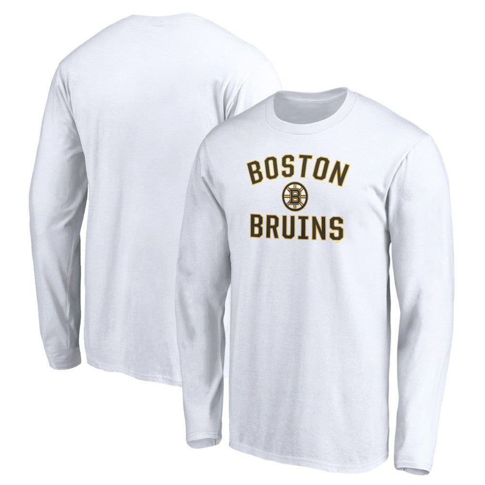 Boston Bruins Victory Arch Long Sleeve T-Shirt White