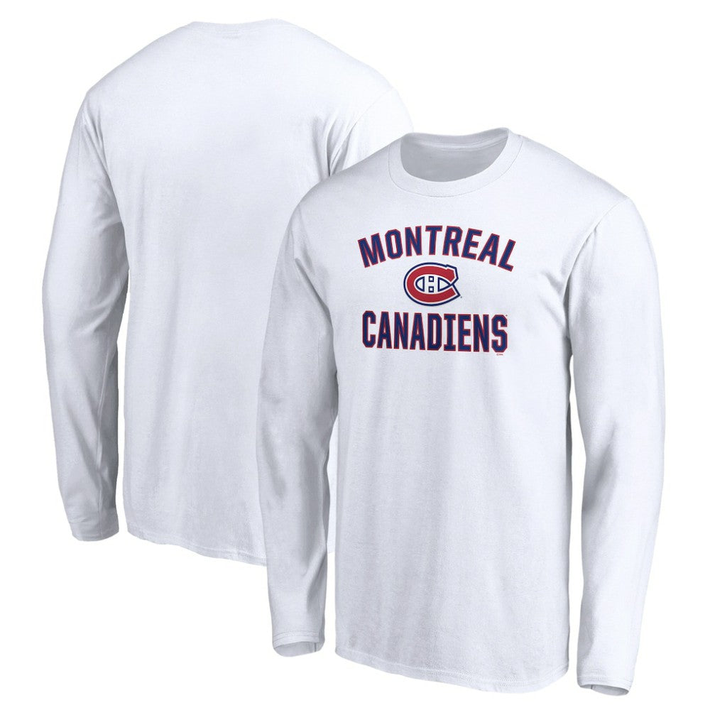Montreal Canadiens Victory Arch Long Sleeve T-Shirt White