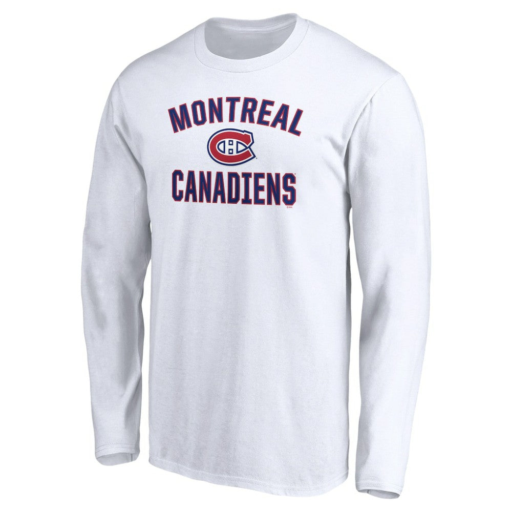Montreal Canadiens Victory Arch Long Sleeve T-Shirt White
