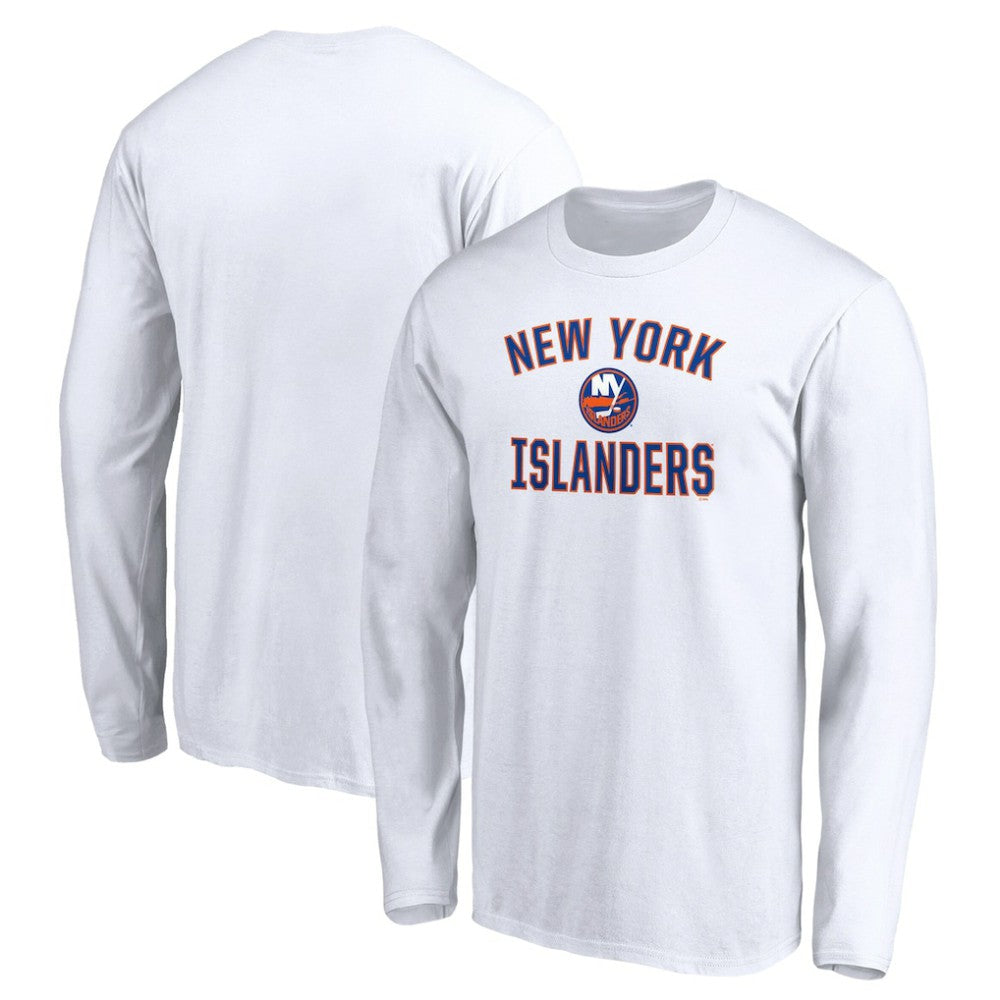 New York Islanders Victory Arch Long Sleeve T-Shirt White
