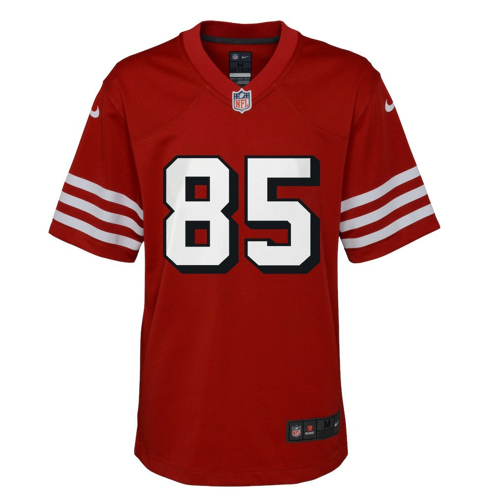George Kittle San Francisco 49ers Youth Game Jersey - Scarlet