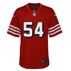Fred Warner San Francisco 49ers Youth Game Jersey - Scarlet