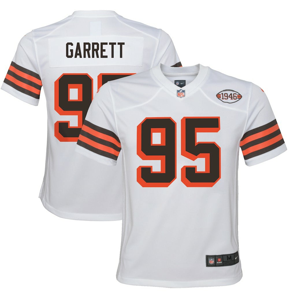 Myles Garrett Cleveland Browns Youth Game Jersey - White