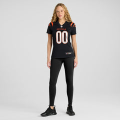 Cincinnati Bengals Women's Game Custom Jersey - Black