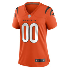 Cincinnati Bengals Women's Alternate Game Custom Jersey - Orange