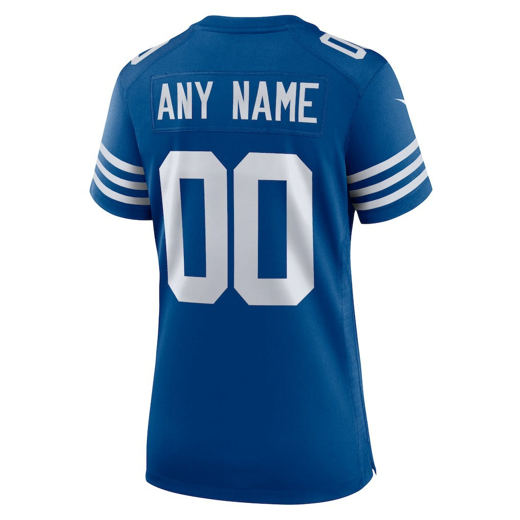 Indianapolis Colts Women's Alternate Custom Jersey - Royal