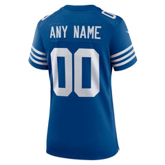 Indianapolis Colts Women's Alternate Custom Jersey - Royal