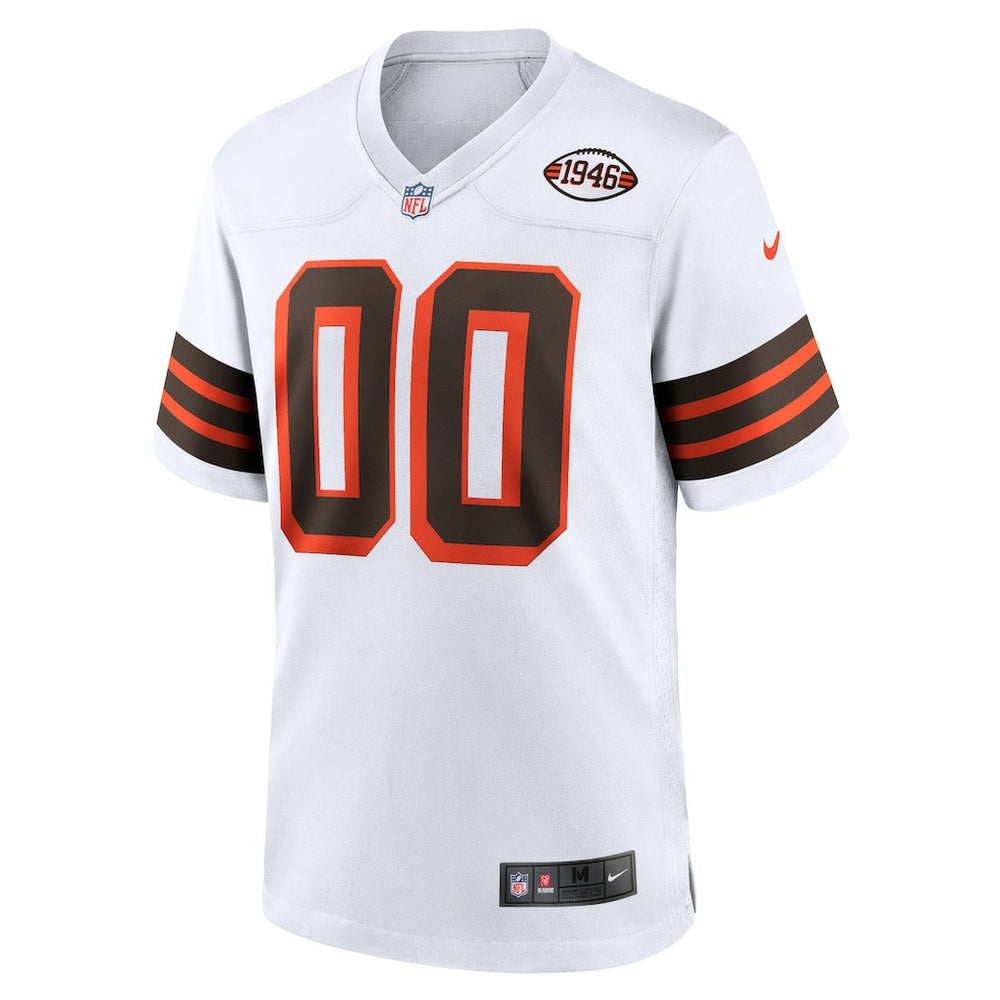 Cleveland Browns 1946 Collection Alternate Custom Jersey - White