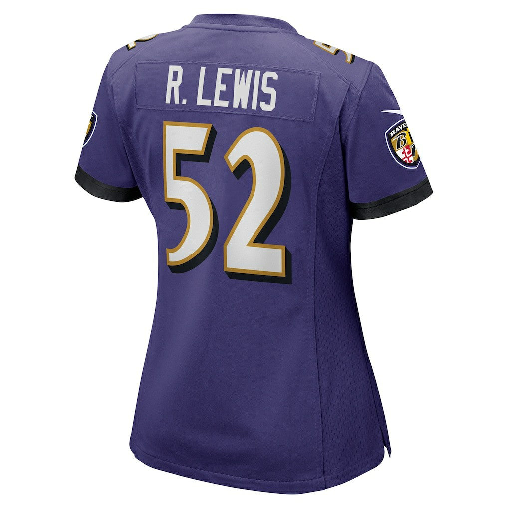 Ray Lewis Baltimore Ravens Women's Retired Player Jersey - Purple