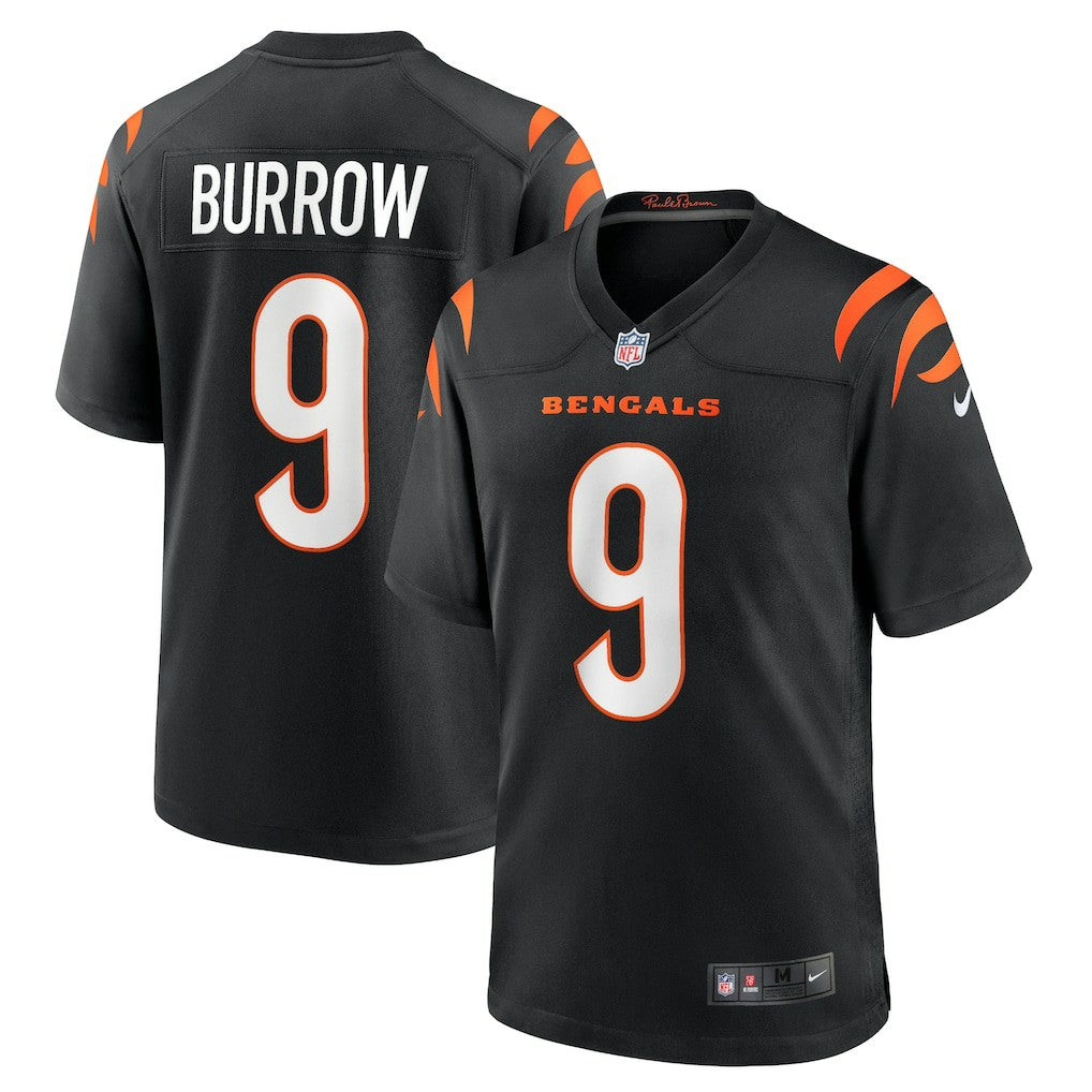 Joe Burrow Cincinnati Bengals Player Game Jersey - Black