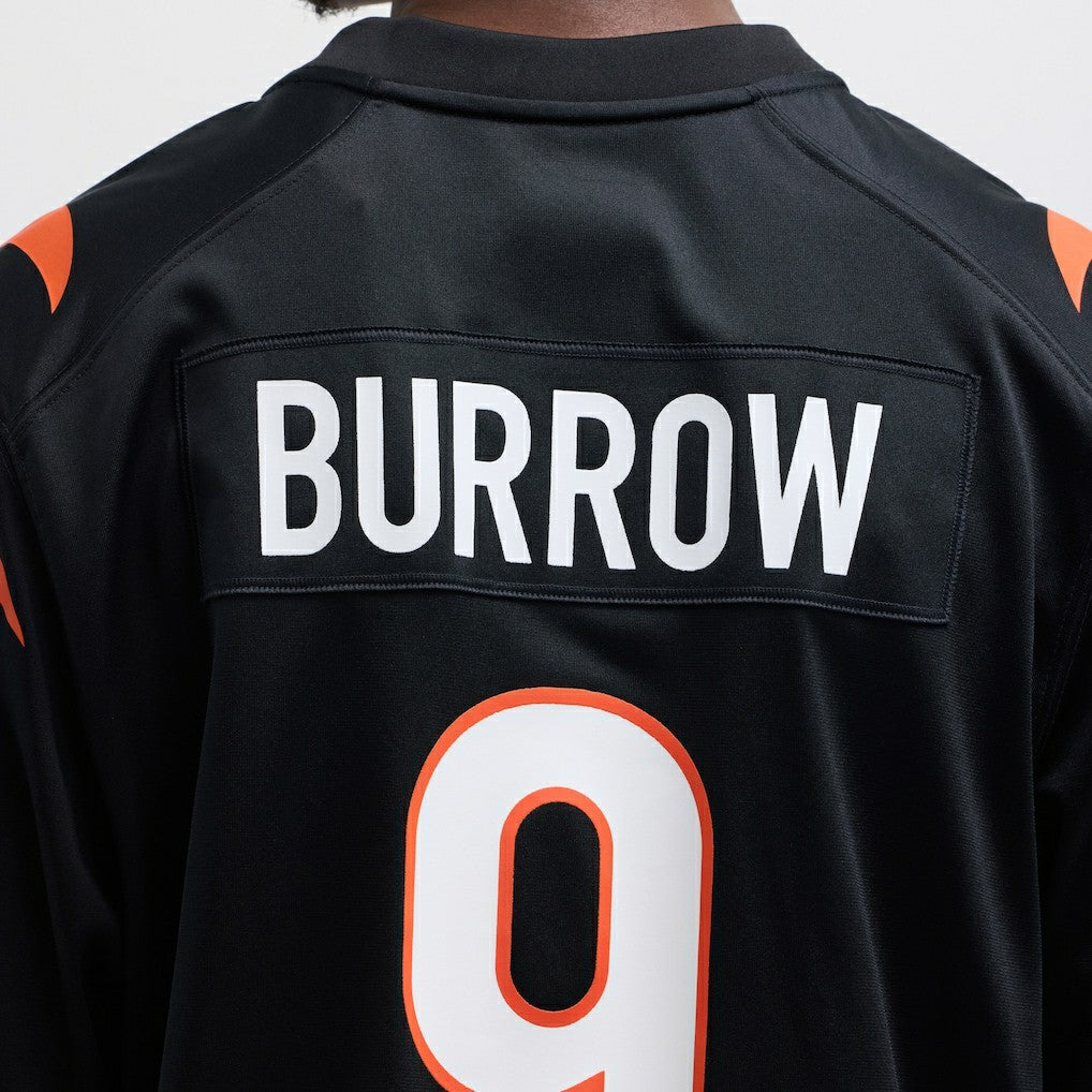 Joe Burrow Cincinnati Bengals Player Game Jersey - Black